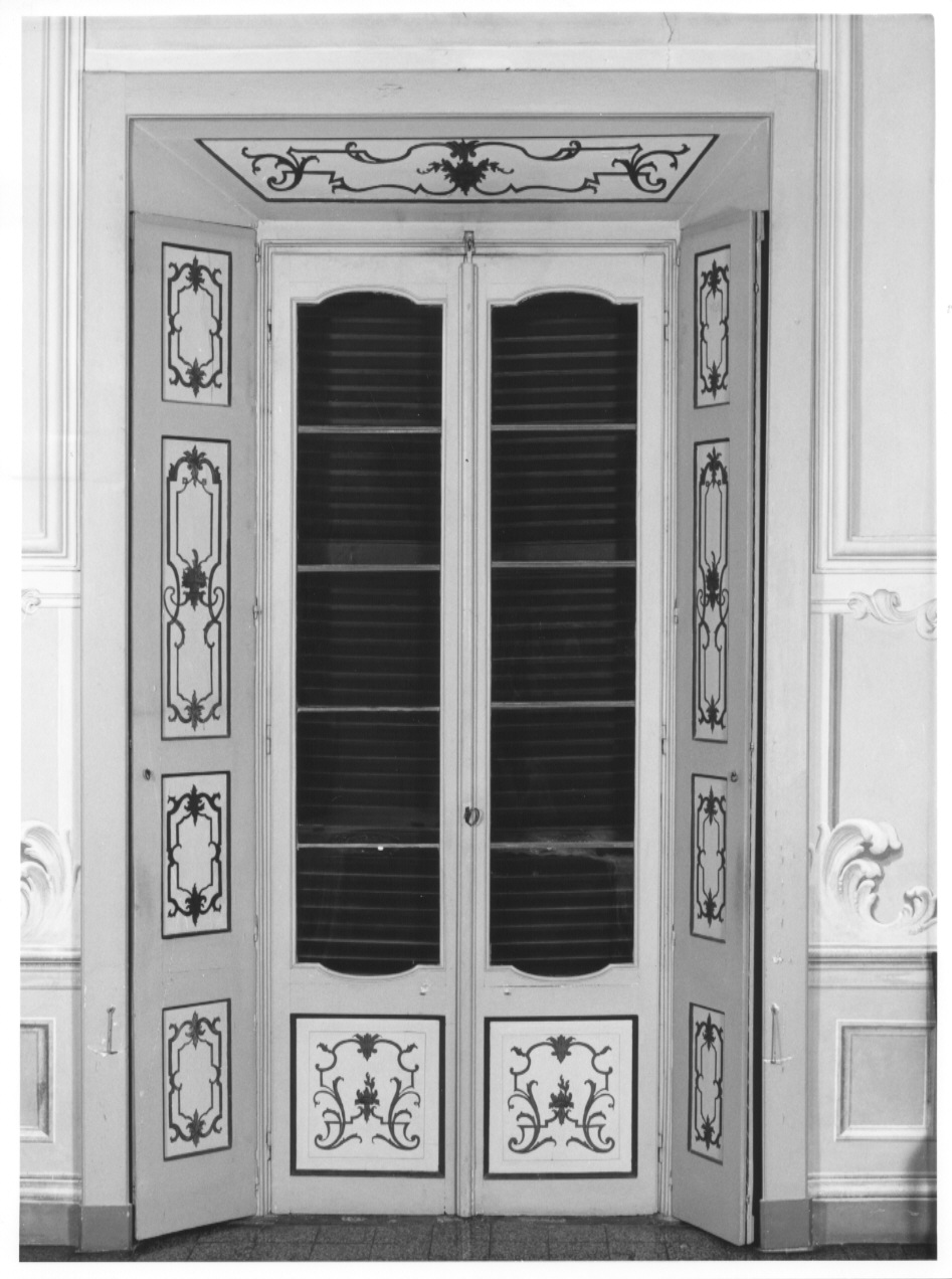 mostra di porta, serie di Majnoni d'Intimiano Achille (attribuito) - ambito lombardo (fine sec. XIX)