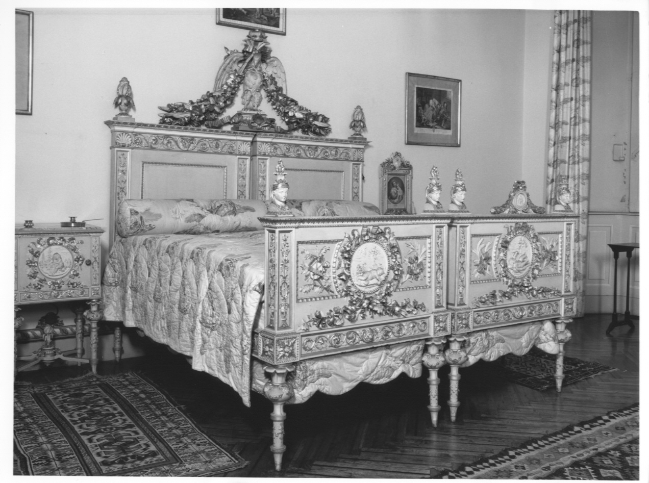 letto, serie di Majnoni d'Intimiano Achille - ambito lombardo (fine sec. XIX)