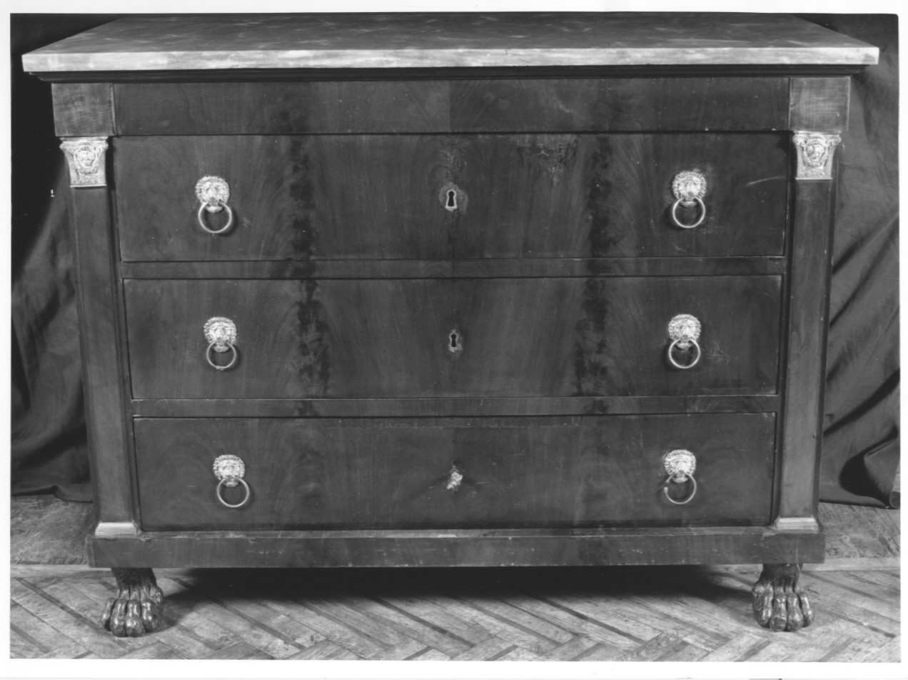 cassettone, opera isolata - ambito Italia settentrionale (sec. XIX)