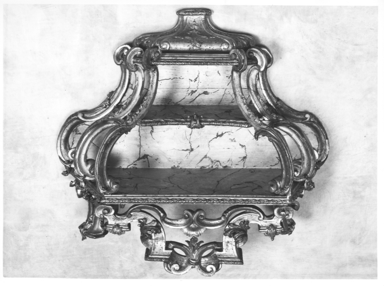 étagère, opera isolata - ambito Italia settentrionale (inizio sec. XVIII)