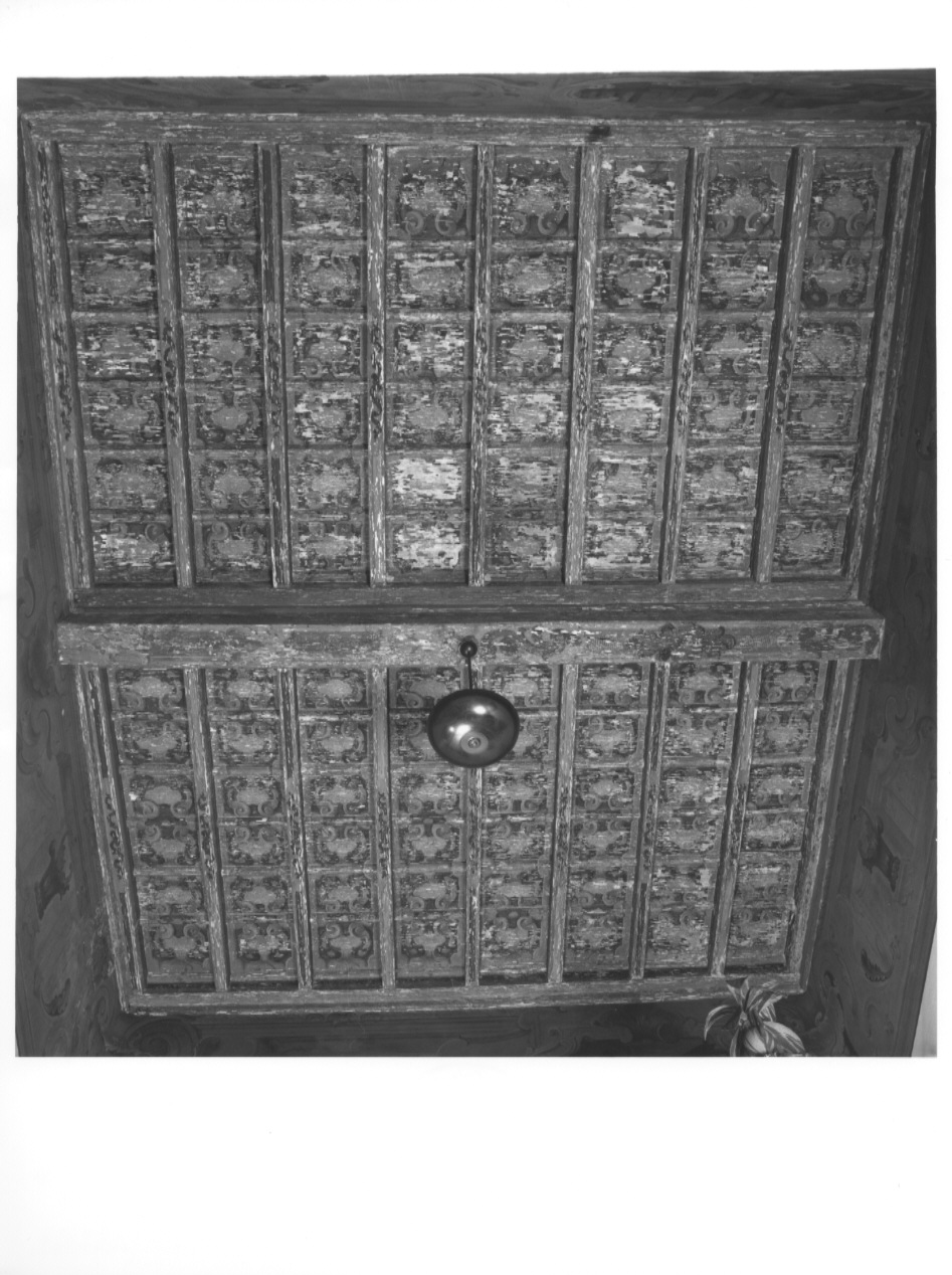 motivi decorativi a volute, motivi decorativi a volute (soffitto dipinto, opera isolata) - ambito lombardo (prima metà sec. XVIII)