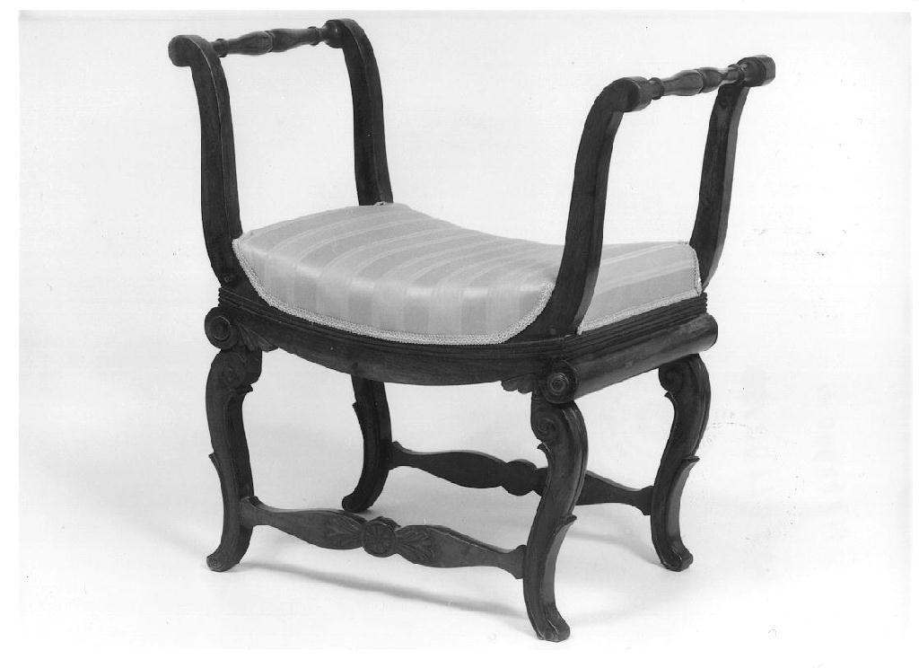 sgabello, opera isolata - ambito Italia settentrionale (seconda metà sec. XIX)