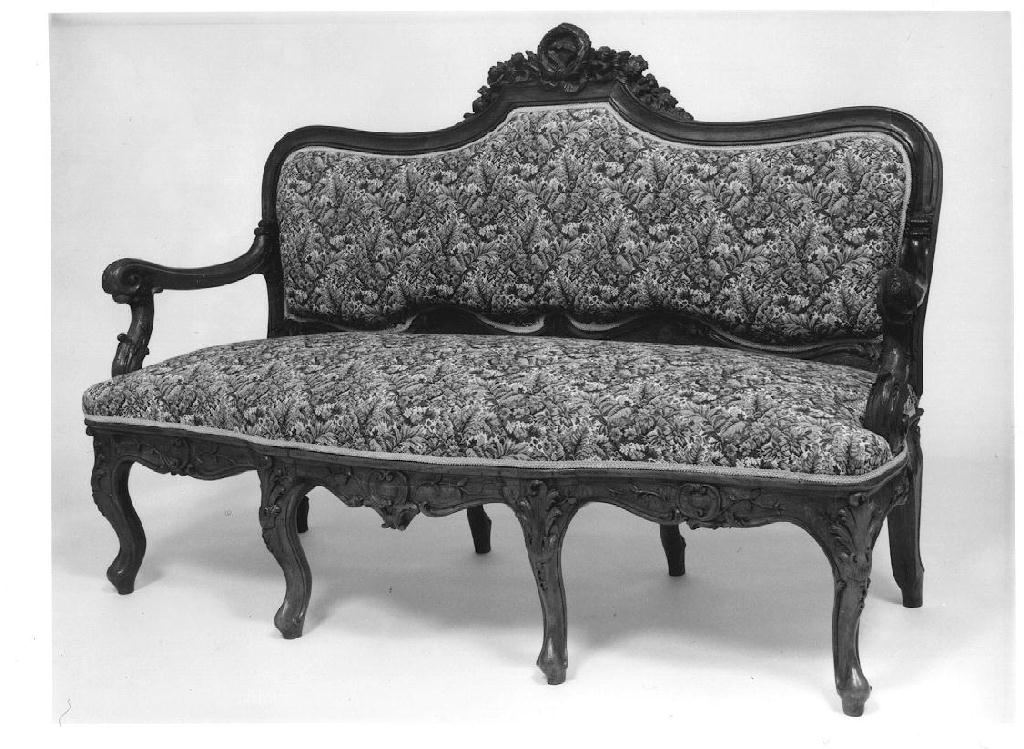 divano, opera isolata - ambito Italia settentrionale (seconda metà sec. XIX)