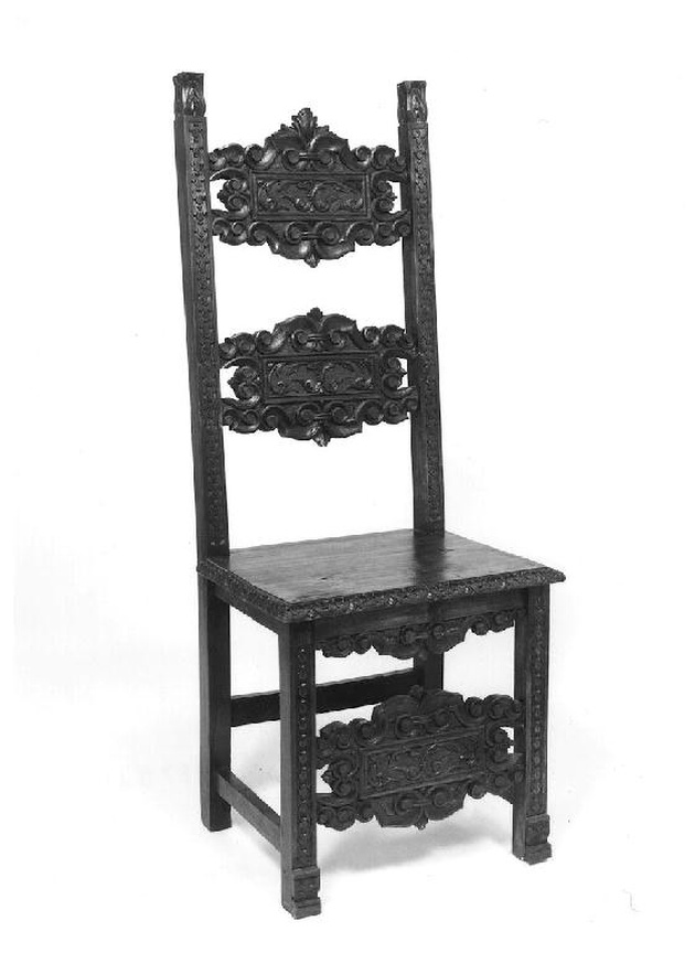 sedia, serie - ambito Italia settentrionale (ultimo quarto sec. XIX)