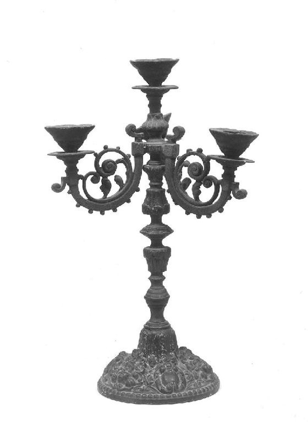 candelabro, serie - ambito lombardo (sec. XIX)