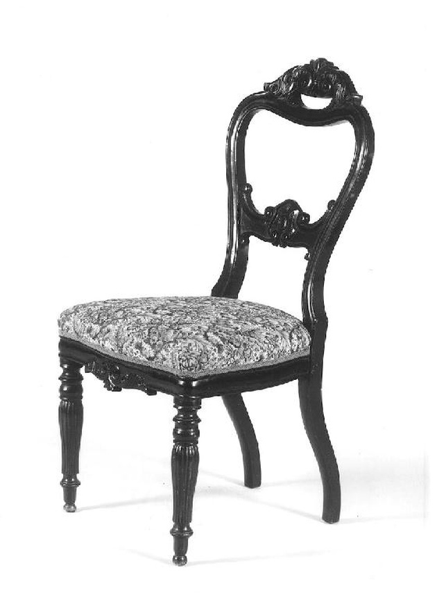 sedia, opera isolata - ambito Italia settentrionale (metà sec. XIX)