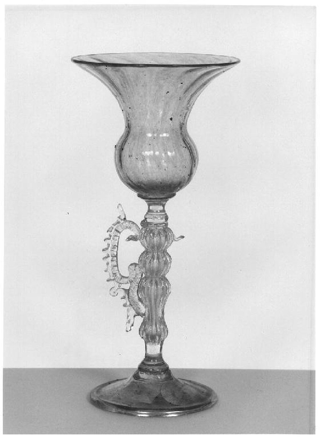 bicchiere, opera isolata - bottega veneziana (sec. XIX)