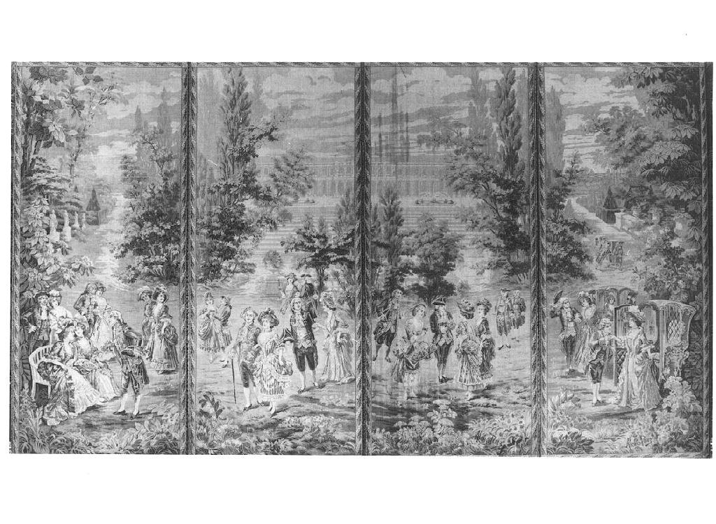 paravento, opera isolata di Perez Alonso (fine/inizio secc. XIX/ XX)