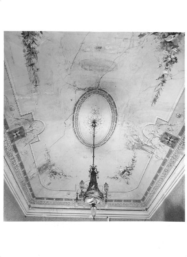 soffitto dipinto, opera isolata - ambito lombardo (secc. XIX/ XX)