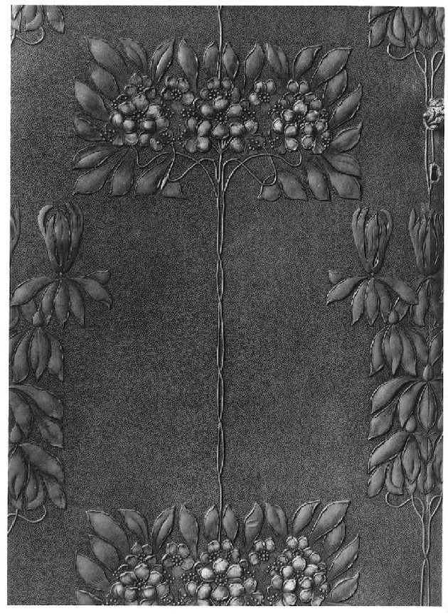 tappezzeria, elemento d'insieme - ambito tedesco (secc. XIX/ XX)