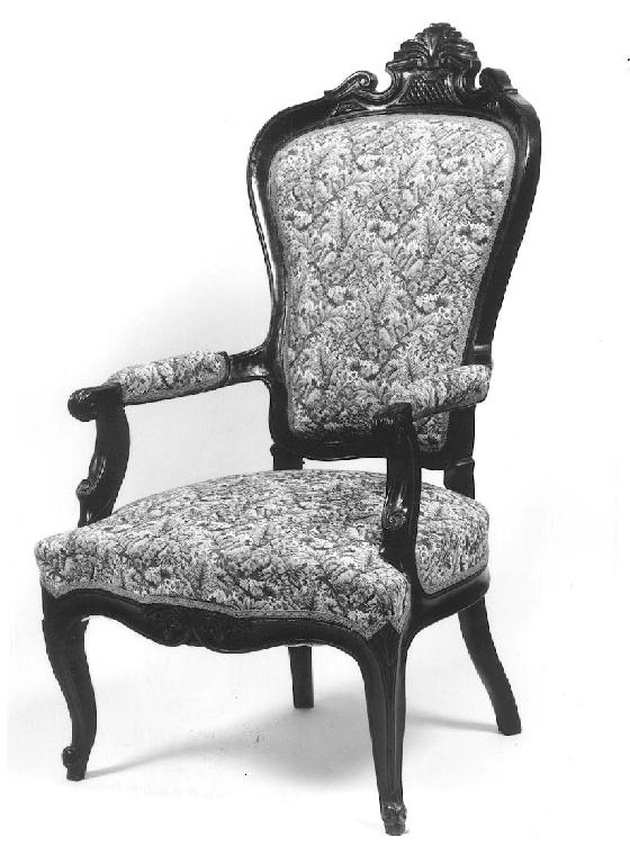 poltrona, serie - ambito Italia settentrionale (fine/inizio secc. XIX/ XX)