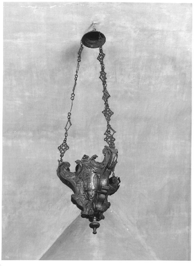 lampada pensile, opera isolata - ambito Italia settentrionale (seconda metà sec. XVIII)