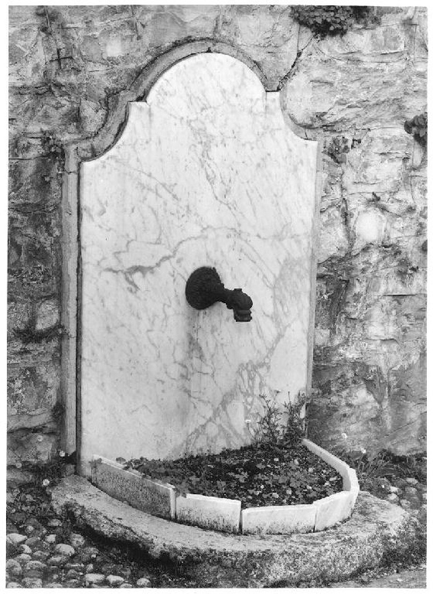 fontana - a muro, opera isolata - ambito lombardo (secc. XIX/ XX)