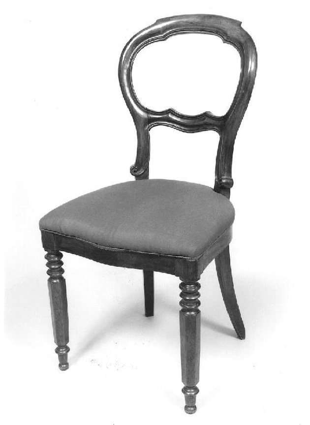 sedia, serie - ambito Italia settentrionale (metà sec. XIX)