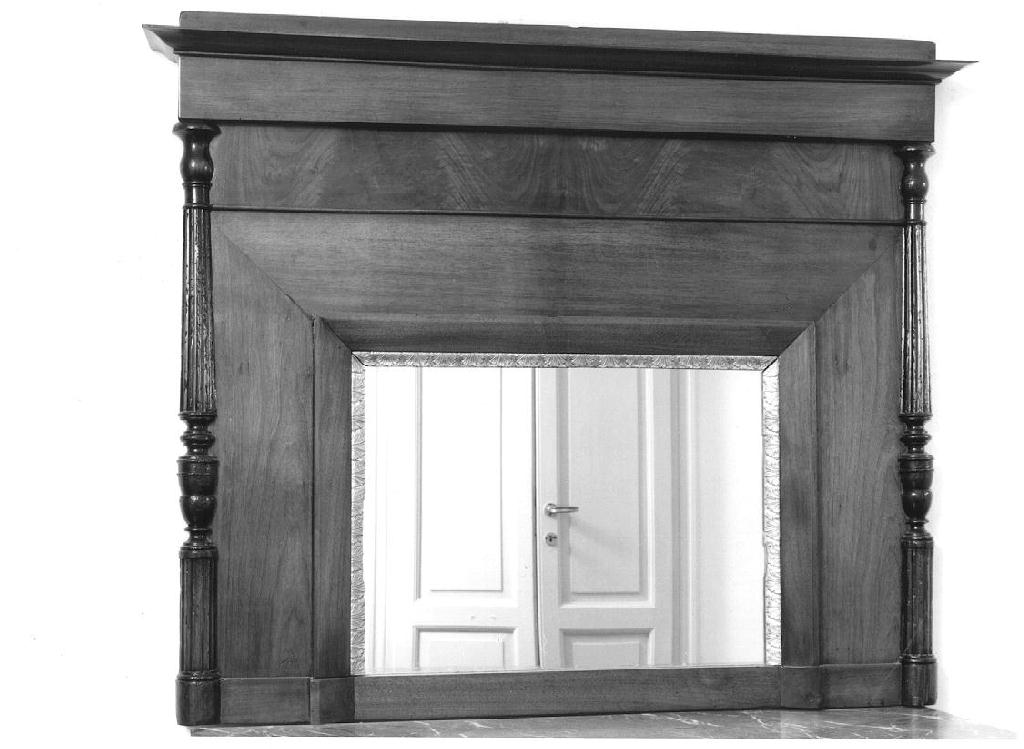 specchiera, opera isolata - ambito lombardo (metà sec. XIX)