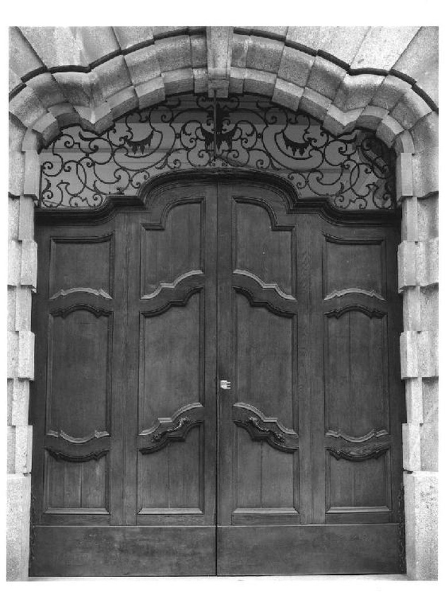 porta - a due battenti, elemento d'insieme - ambito lombardo (secc. XIX/ XX)
