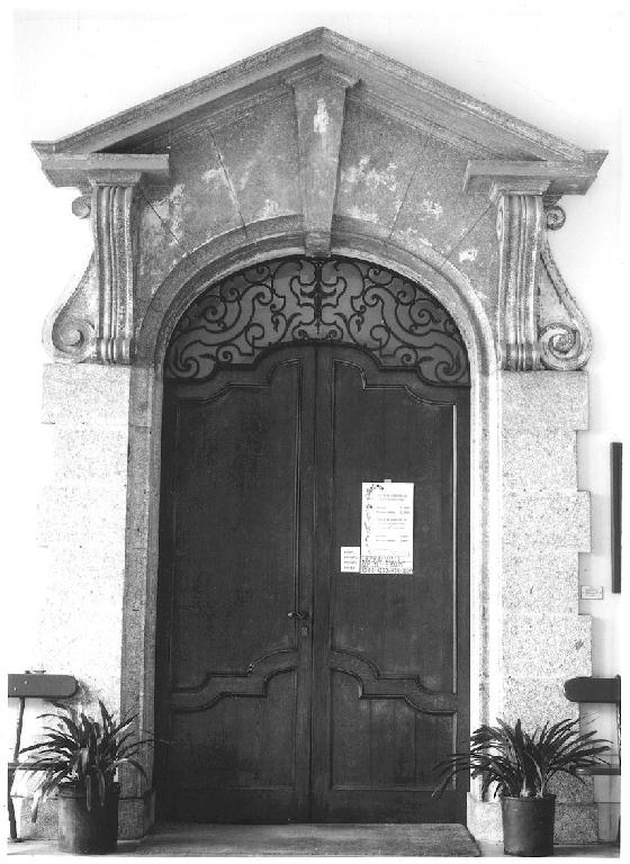 porta - a due battenti, elemento d'insieme - ambito lombardo (secc. XIX/ XX)
