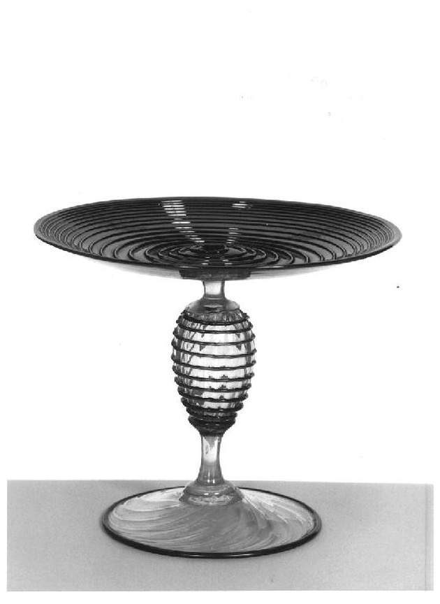 alzata, opera isolata - ambito veneziano (fine/inizio secc. XIX/ XX)