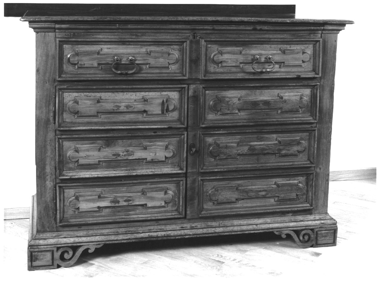 cassettone, opera isolata - ambito lombardo (fine/inizio secc. XVII/ XVIII)