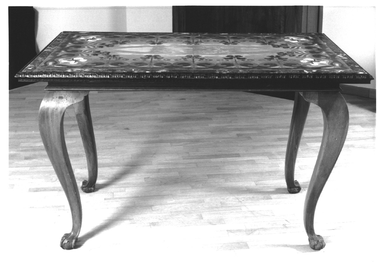 tavolo da centro, opera isolata - ambito Italia settentrionale (fine sec. XIX)