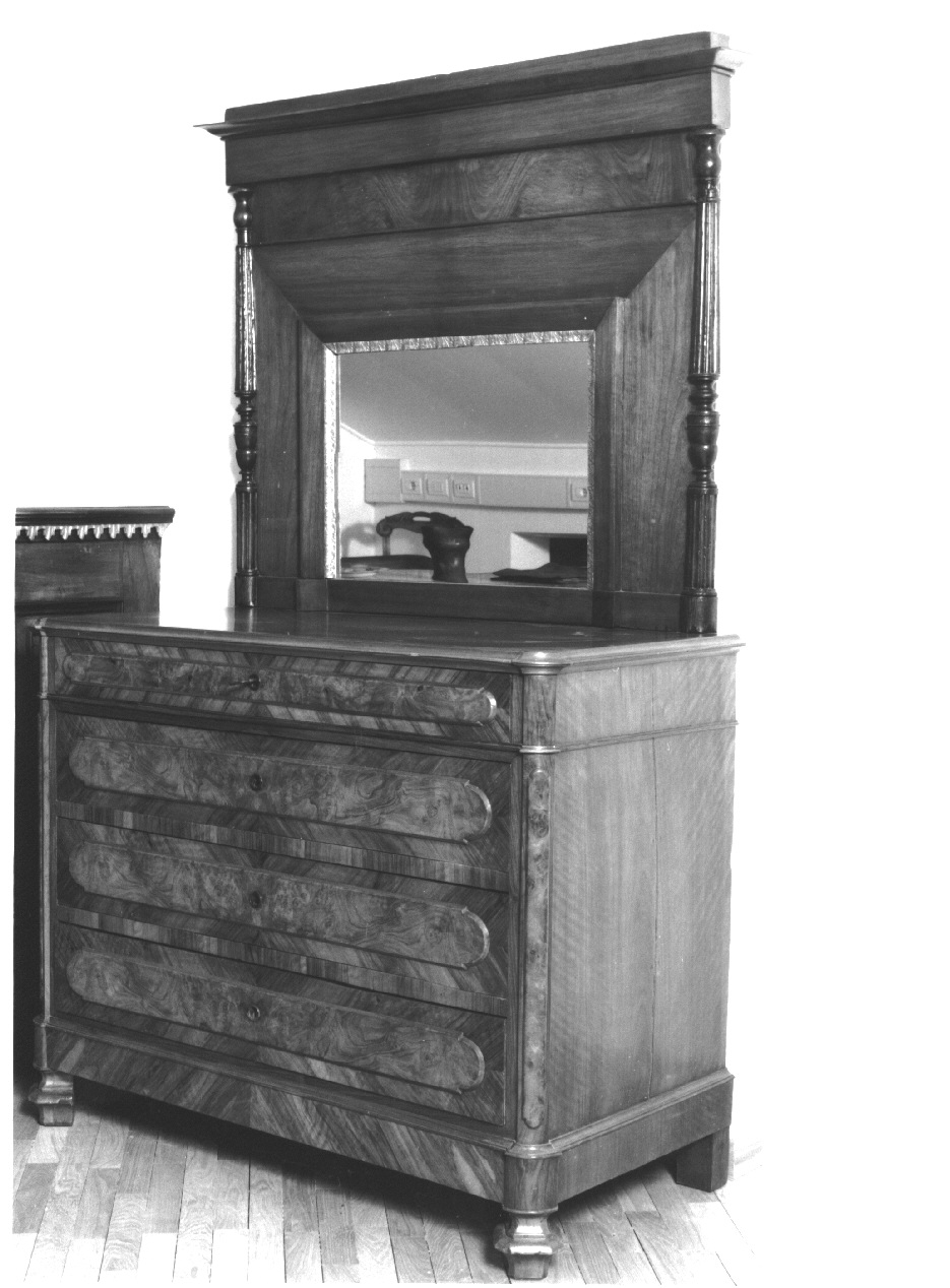 cassettone, opera isolata - ambito lombardo (seconda metà sec. XIX)