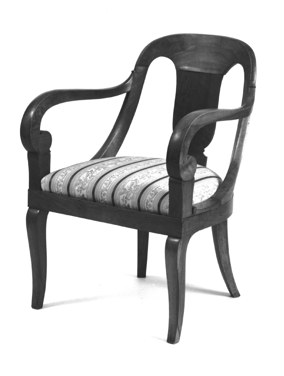 poltroncina, opera isolata - ambito lombardo (prima metà sec. XIX)