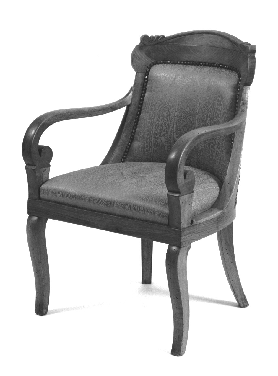 poltroncina, opera isolata - ambito lombardo (seconda metà sec. XIX)