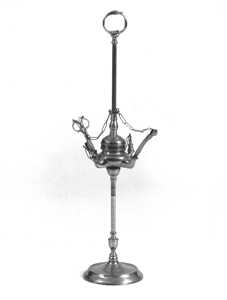 lampada ad olio, serie - produzione italiana (prima metà sec. XIX)