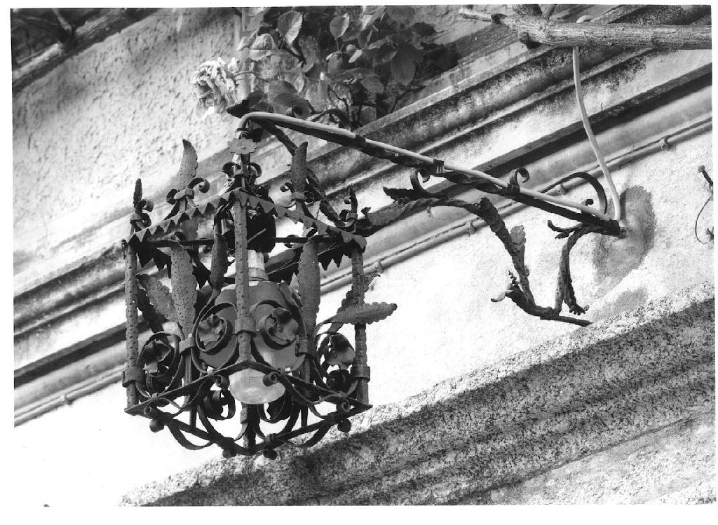 lampada pensile, opera isolata - ambito lombardo (sec. XIX)