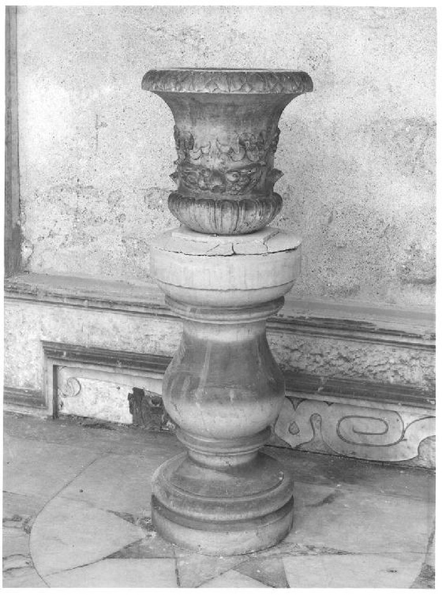 vaso, elemento d'insieme - ambito lombardo (secc. XIX/ XX)