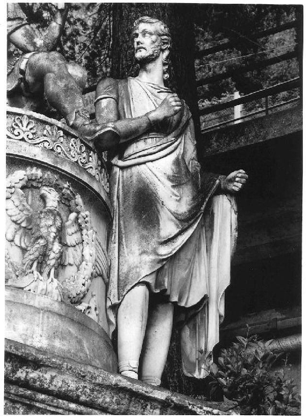 ritratto di Sesto (statua, elemento d'insieme) di Comolli Giovanni Battista (sec. XIX)