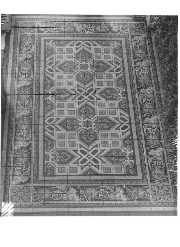 pavimento, serie - ambito tedesco (secc. XIX/ XX)