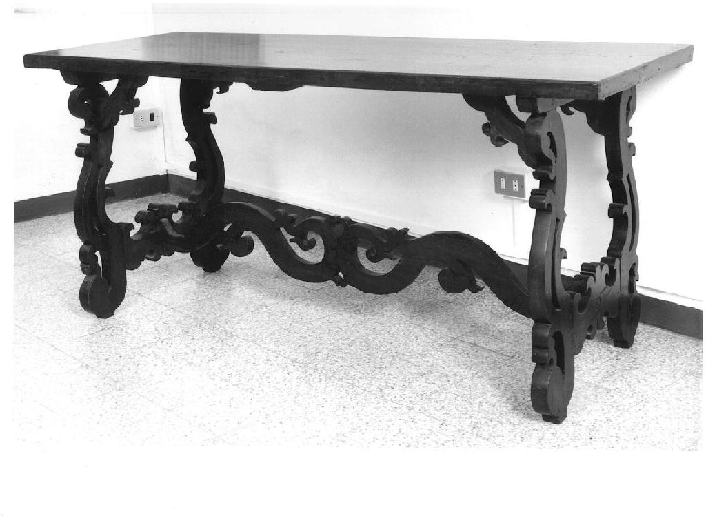 tavolo da centro, opera isolata - ambito lombardo (seconda metà sec. XIX)