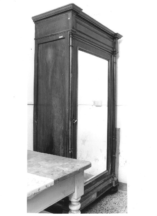 armadio, opera isolata - ambito lombardo (ultimo quarto sec. XIX)
