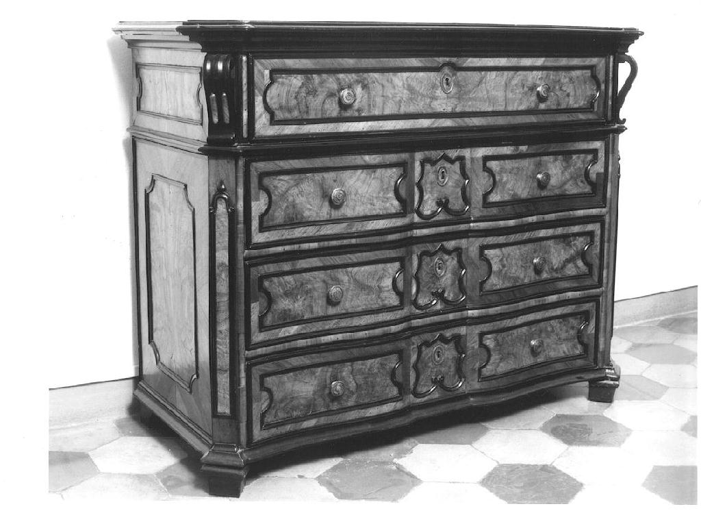 cassettone, opera isolata - ambito lombardo (metà sec. XVIII)