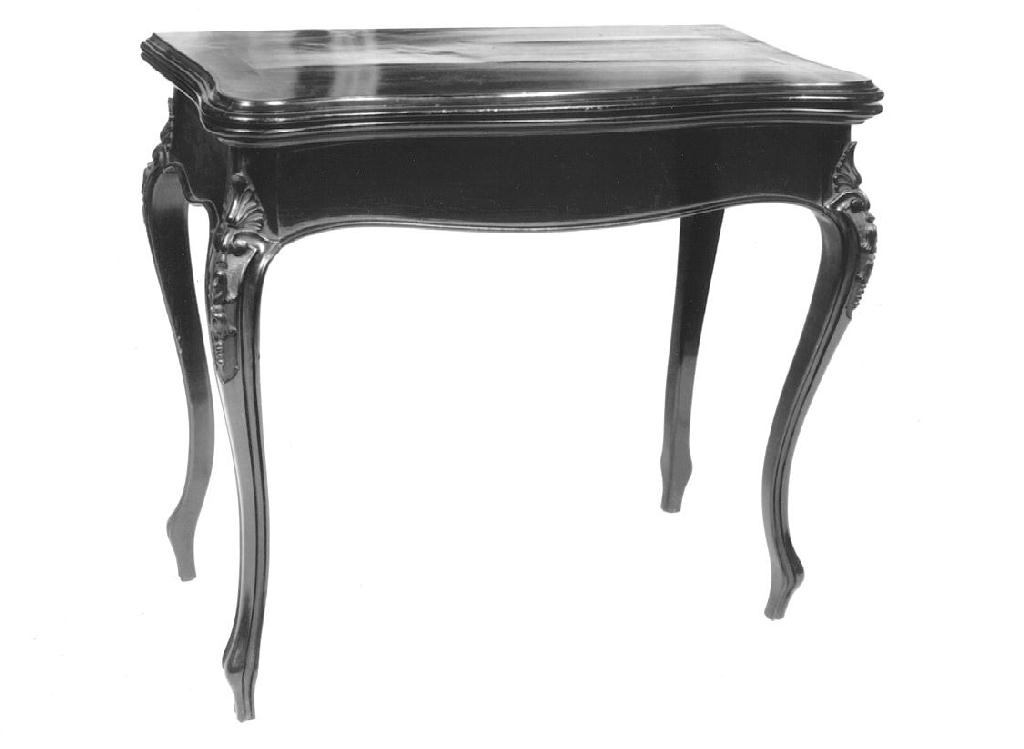 tavolo pieghevole, opera isolata - ambito Italia settentrionale (seconda metà sec. XIX)