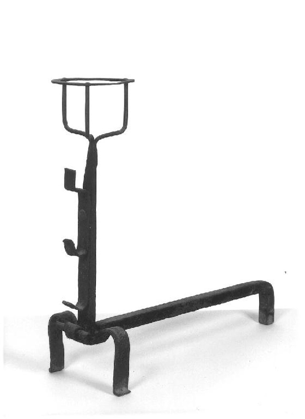 alare, elemento d'insieme - ambito lombardo (sec. XIX)