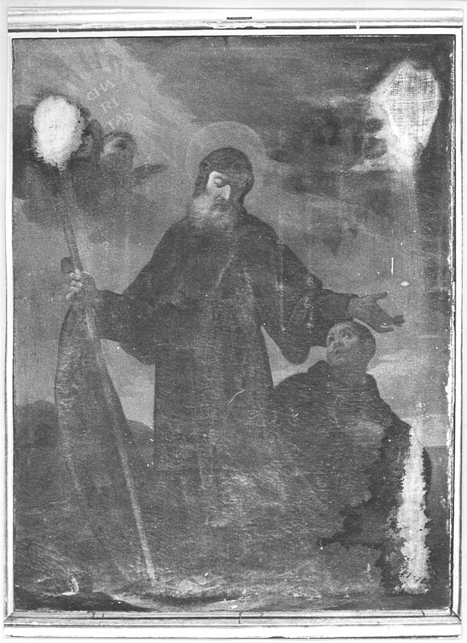 San Vincenzo dè Paoli/ Santo della Carità (dipinto, opera isolata) di Cucchi Giovanni Antonio (sec. XVIII)
