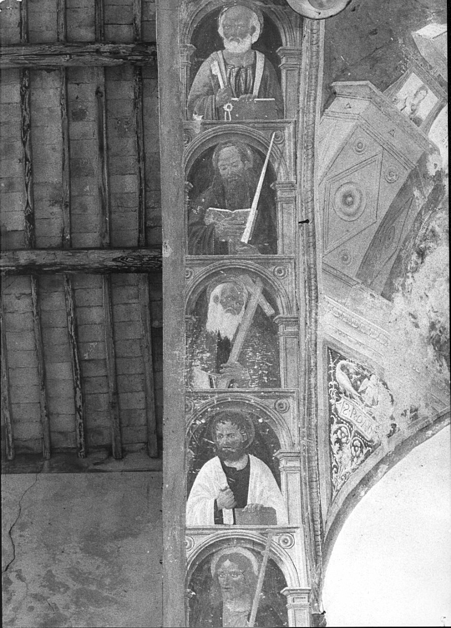 apostoli a mezza figura (dipinto, opera isolata) - ambito lombardo (sec. XVI)