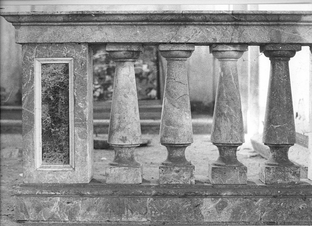 balaustrata di cappella, opera isolata - bottega lombarda (sec. XVII)