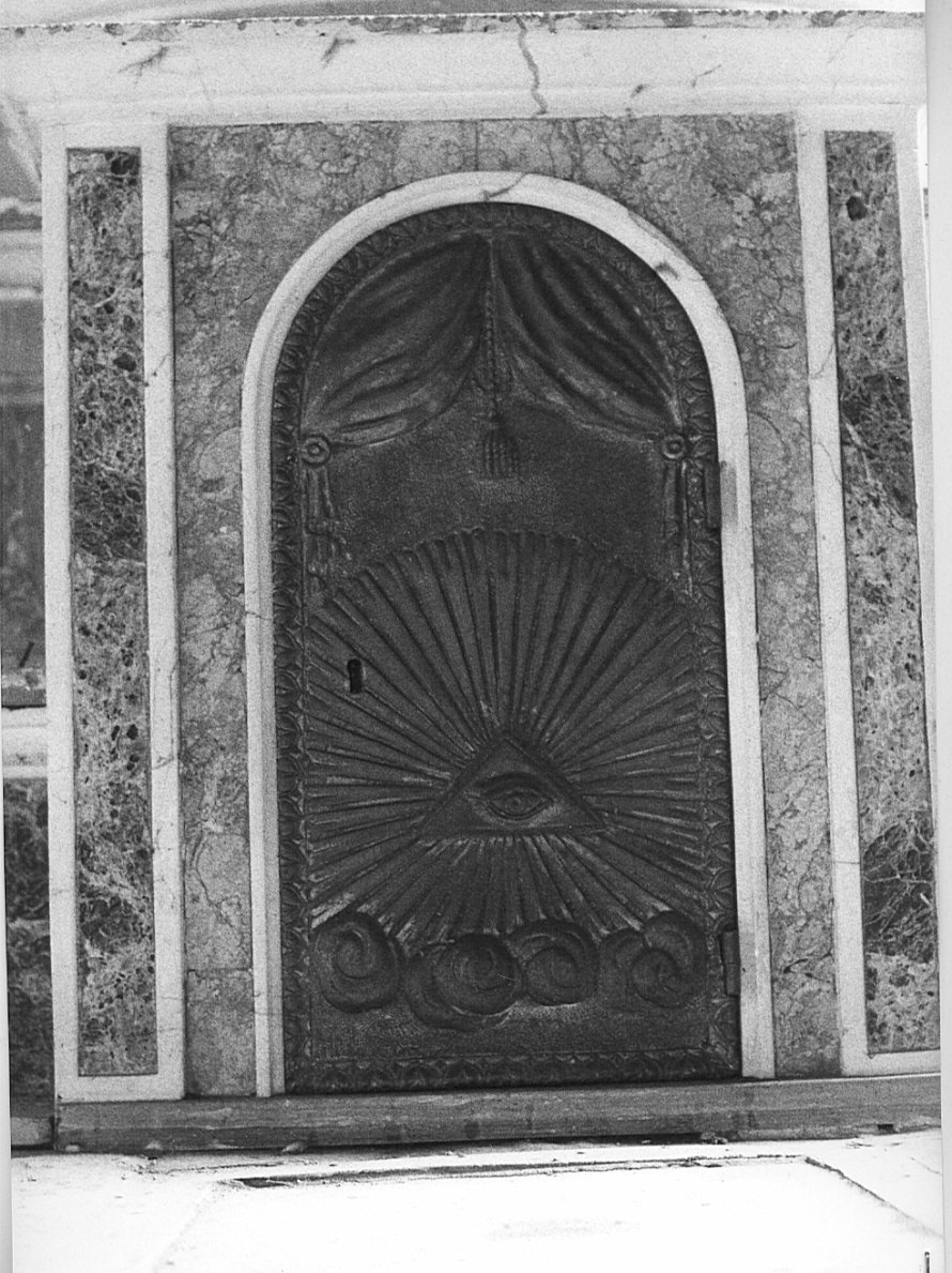 sportello di tabernacolo, opera isolata - bottega lombarda (sec. XVIII)