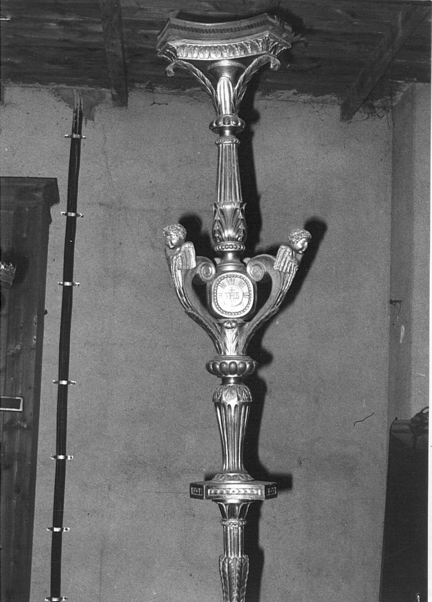 cero processionale, coppia - bottega lombarda (sec. XIX)