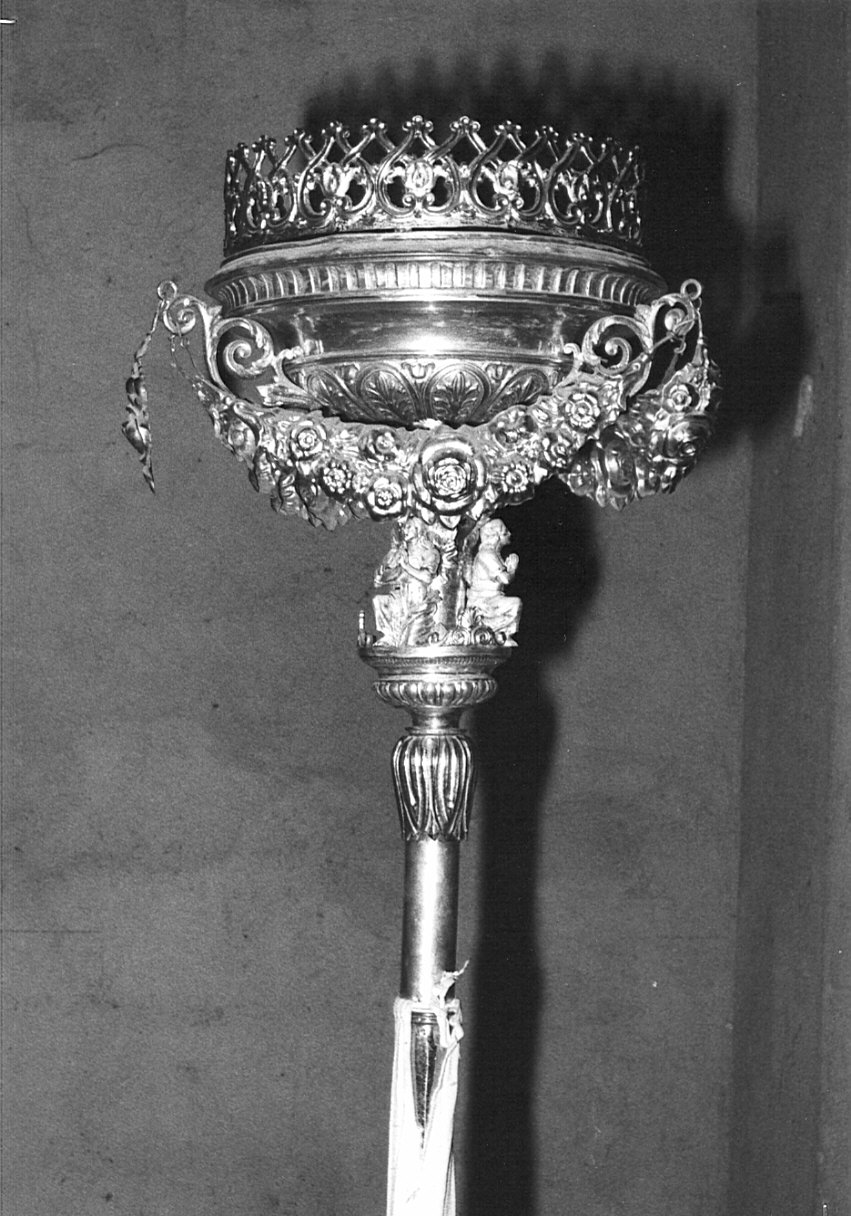 cero processionale, serie - bottega lombarda (sec. XIX)