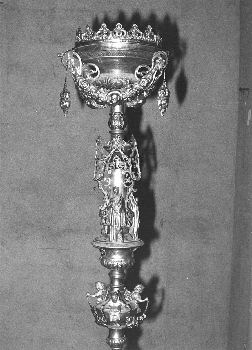 cero processionale, coppia - bottega lombarda (sec. XIX)