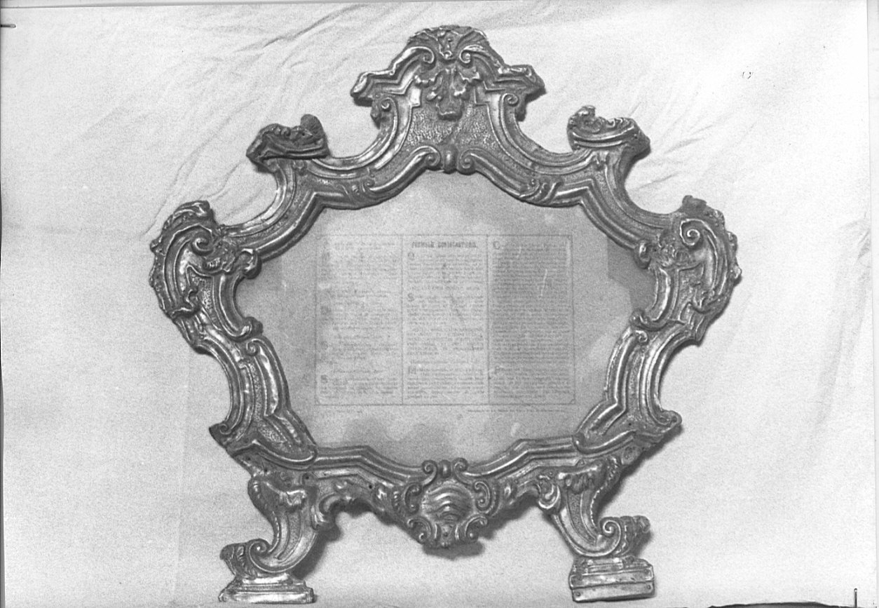 cartagloria, opera isolata - bottega lombarda (inizio sec. XVIII)