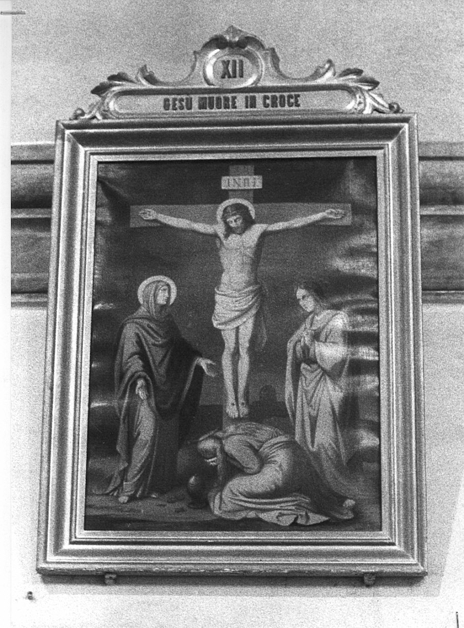 stazioni della via crucis (Via Crucis, ciclo) - ambito lombardo (fine sec. XIX)