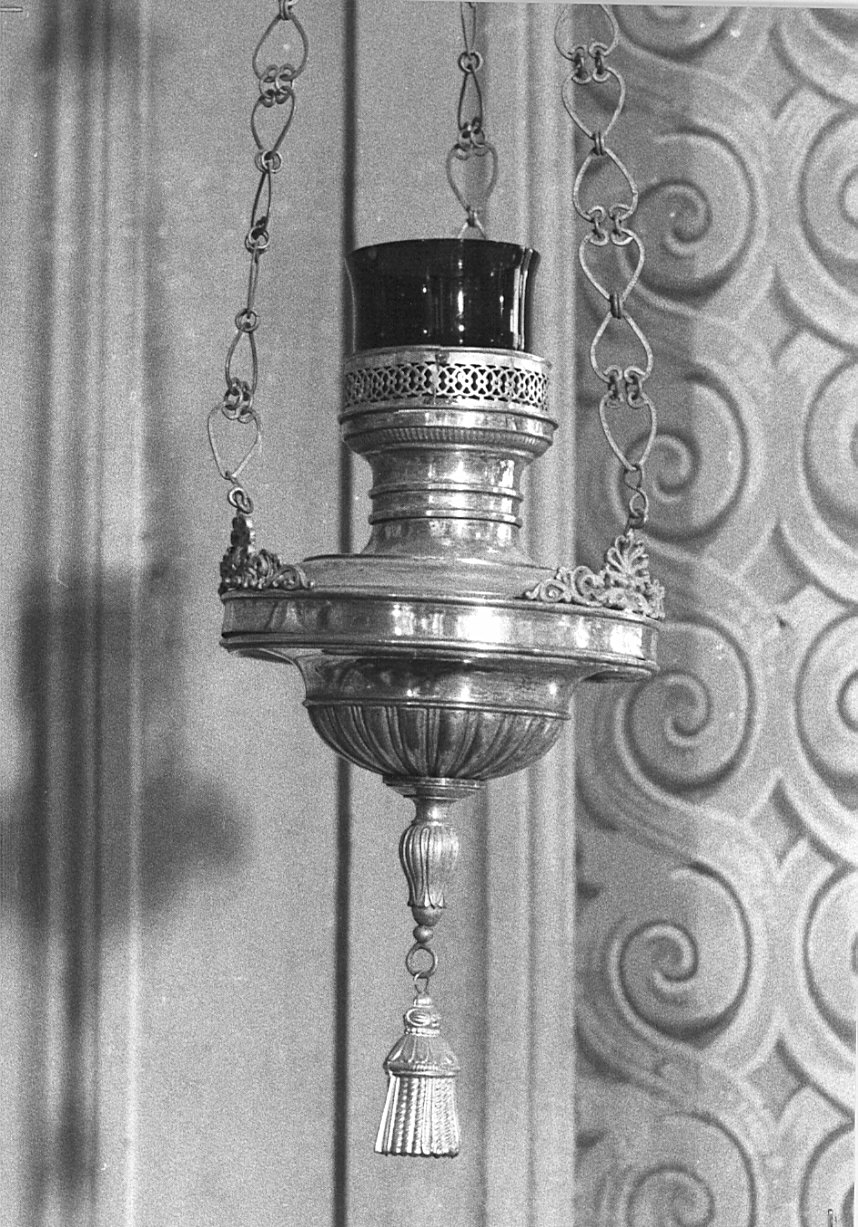 lampada pensile, serie - bottega lombarda (sec. XIX)