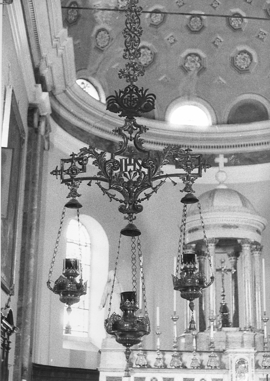 lampada pensile, serie - bottega lombarda (sec. XIX)