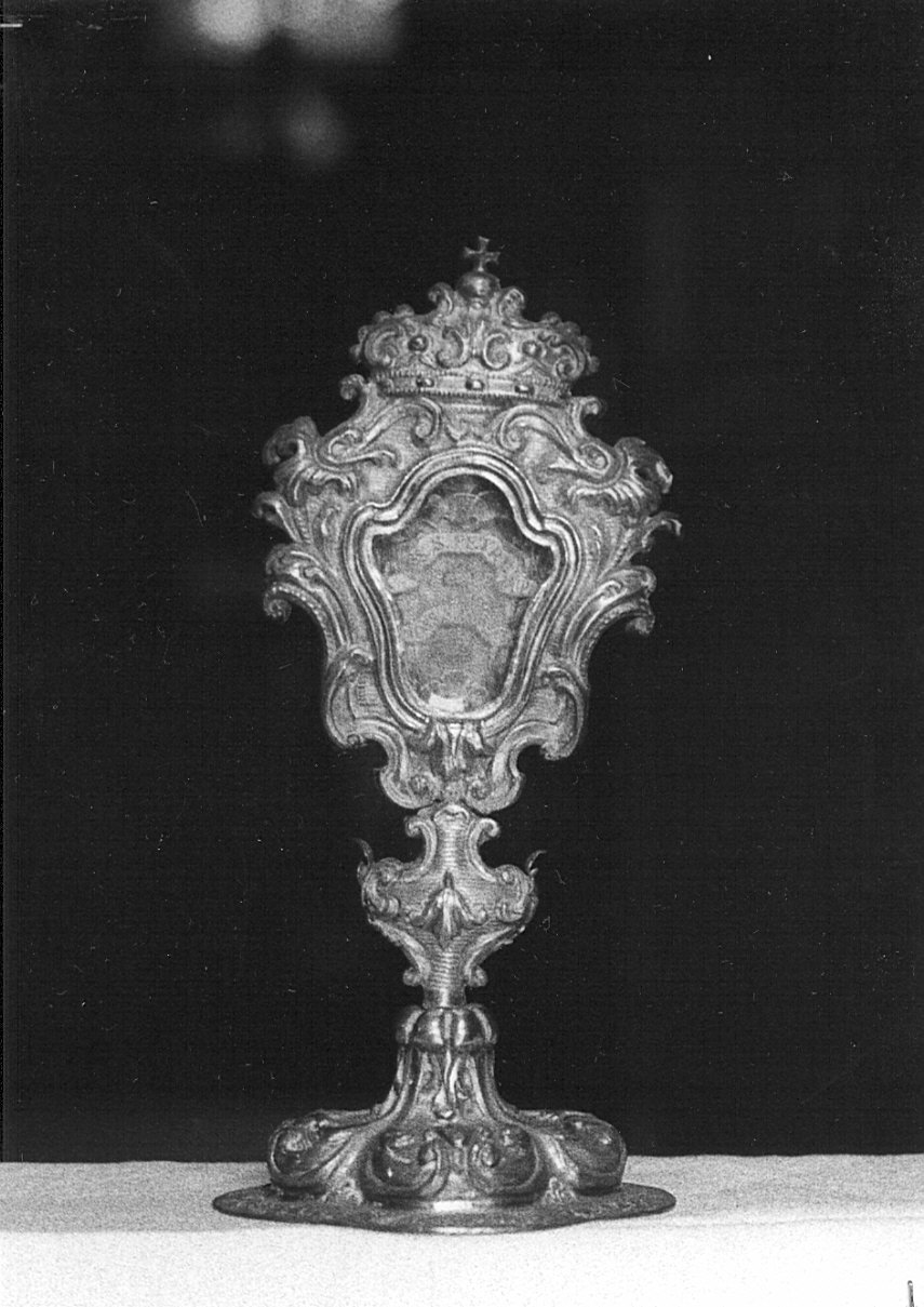 reliquiario - a ostensorio, opera isolata - bottega lombarda (sec. XVIII)