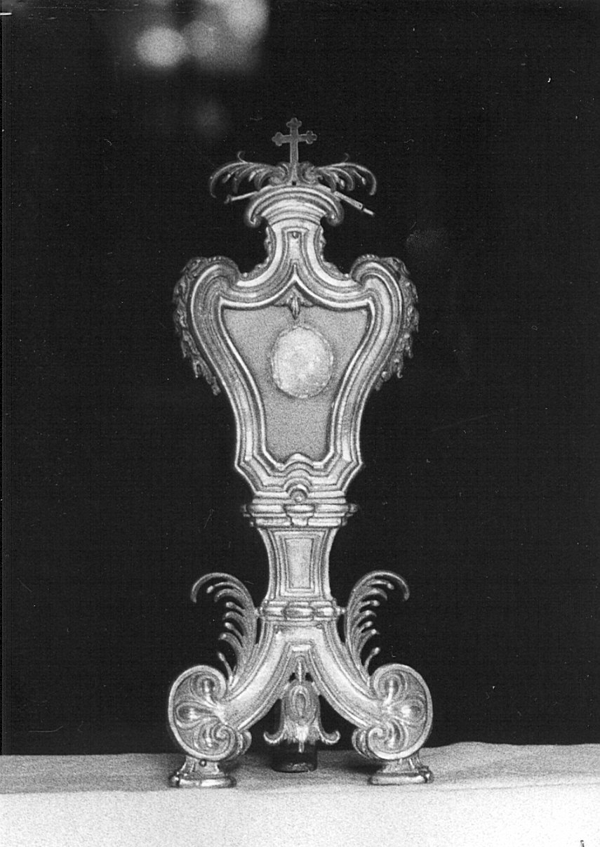 reliquiario - a ostensorio, opera isolata - bottega lombarda (fine sec. XIX)